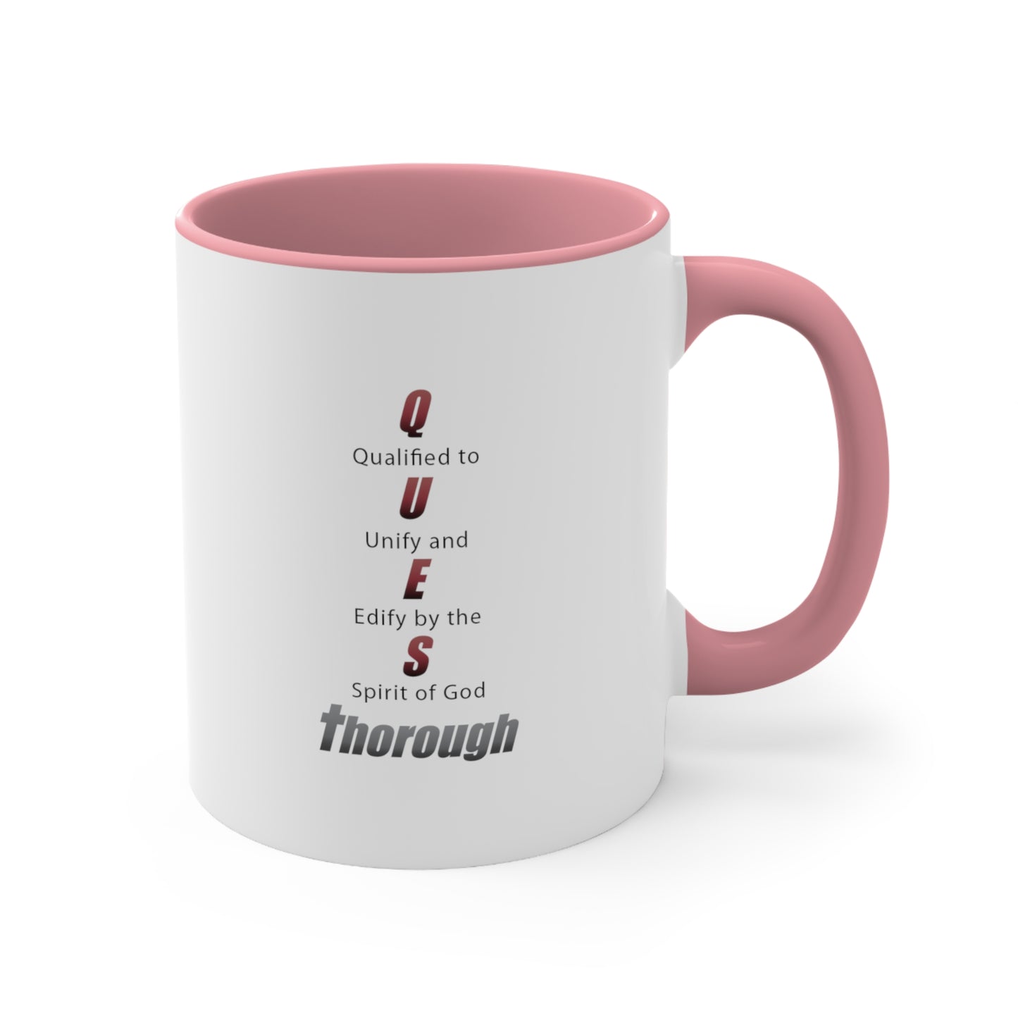 QuesThorough Signature Red - Accent Coffee Mug, 11oz