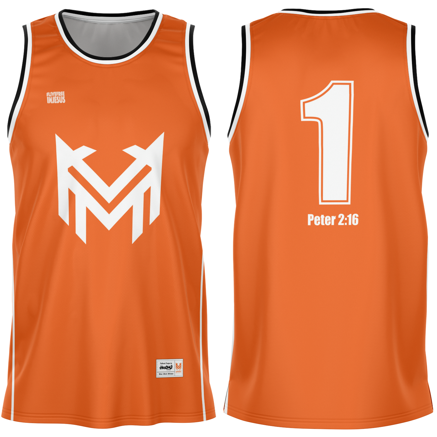 Mavrix Team Orange - Basketball Jersey