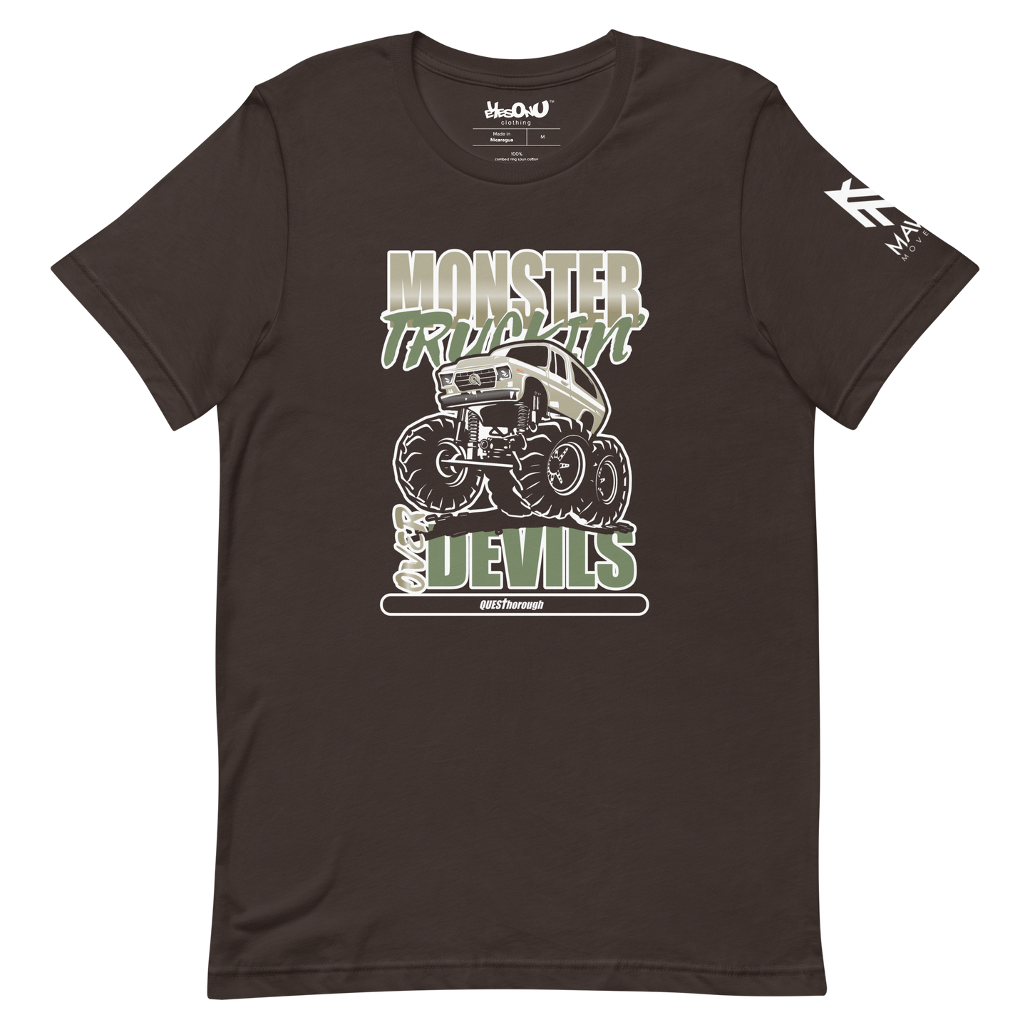 Bars - Monster Truckin' (Army) T-Shirt (4 colors)
